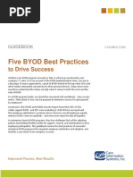 Best Practices in BYOD - Cass