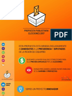 Propuesta Publicidad Elecciones 2017