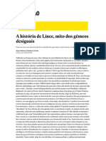 A História de Lince, Mito Dos Gêmeos Desiguais