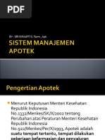 Sistem Manajemen Apotek