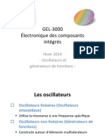 Cours 19 Fevrier - Oscillateurs Et Generateurs de Fonctions PDF