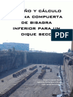 Trabajo Completo, Diseño y Cálculo de Una Compuerta de Bisagra Inferior para Un Dique Seco PDF