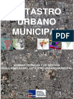 RM 155-2006-Vivienda Normas Tecnicas y Gestión Reguladoras Del Catastro Urbano Muncipal PDF