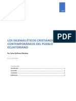 Los Dilemas Éticos Contemporáneos Del Pueblo Ecuatoriano PDF