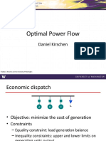 Optimal Power Flow: Daniel Kirschen