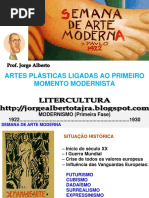 Historia Da Arte - Modernismo Primeira Geração