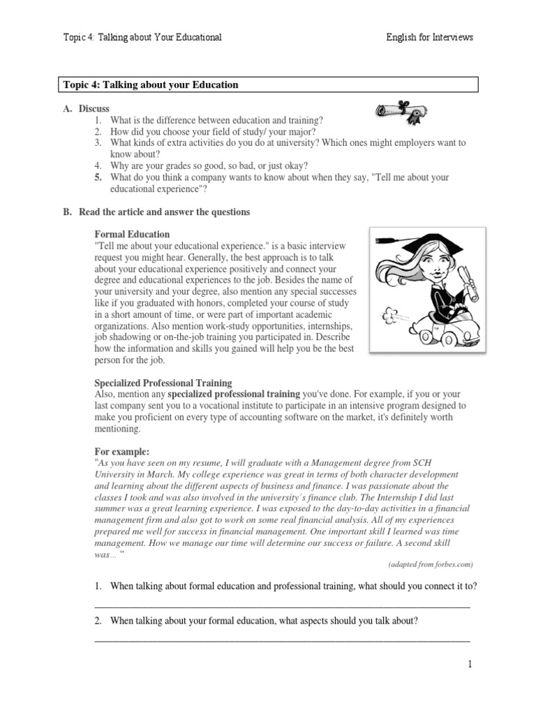 Topic 4 Describing Education PDF Academic Degree Master's Degree