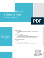 Edward de Bono's 6 Thinking Hats