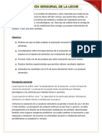 Evaluacion Sensorial de La Leche