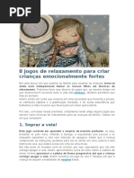 Relaxamento Crianças 8 j0g0s