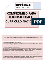 Compromiso para Implementar El Curriculum