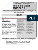 Cantar de Mio Cid - Destierro Modelo 1 PDF