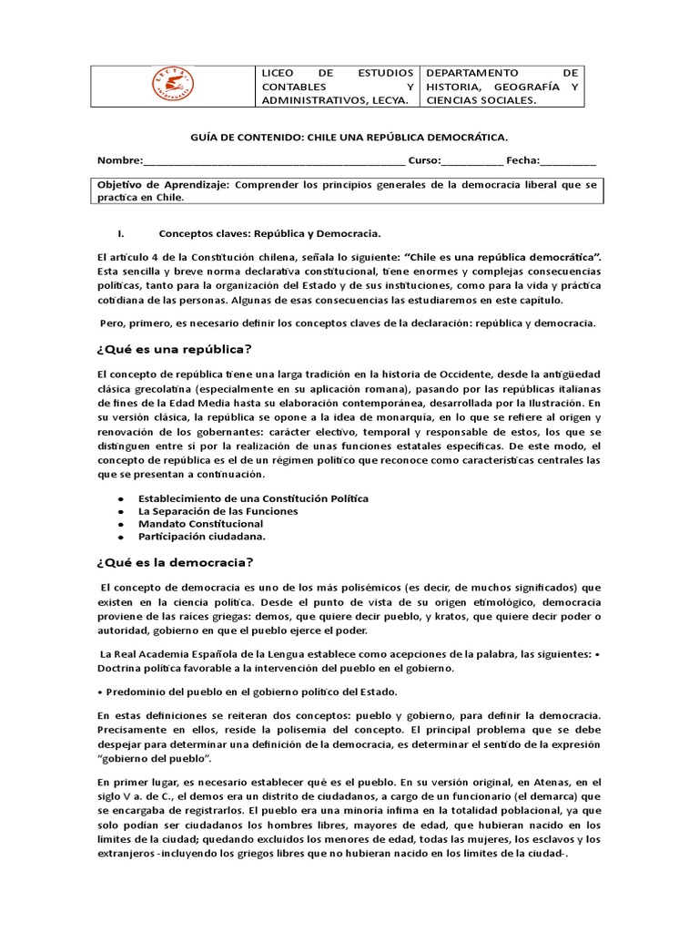 Chile: Fundamentos de la Democracia | PDF | Elecciones | Democracia