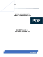 Guia de Analisis de Presupuesto de Enlace