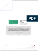 Acceso a Derechos Sexuales y Reproductivos de Las Mujeres Con Discapacidad