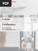 FortiSandbox Student Guide-Online