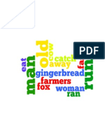 Gingerbread Word Cloud