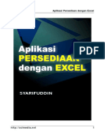 Aplikasi Persediaan Stok Excel PDF