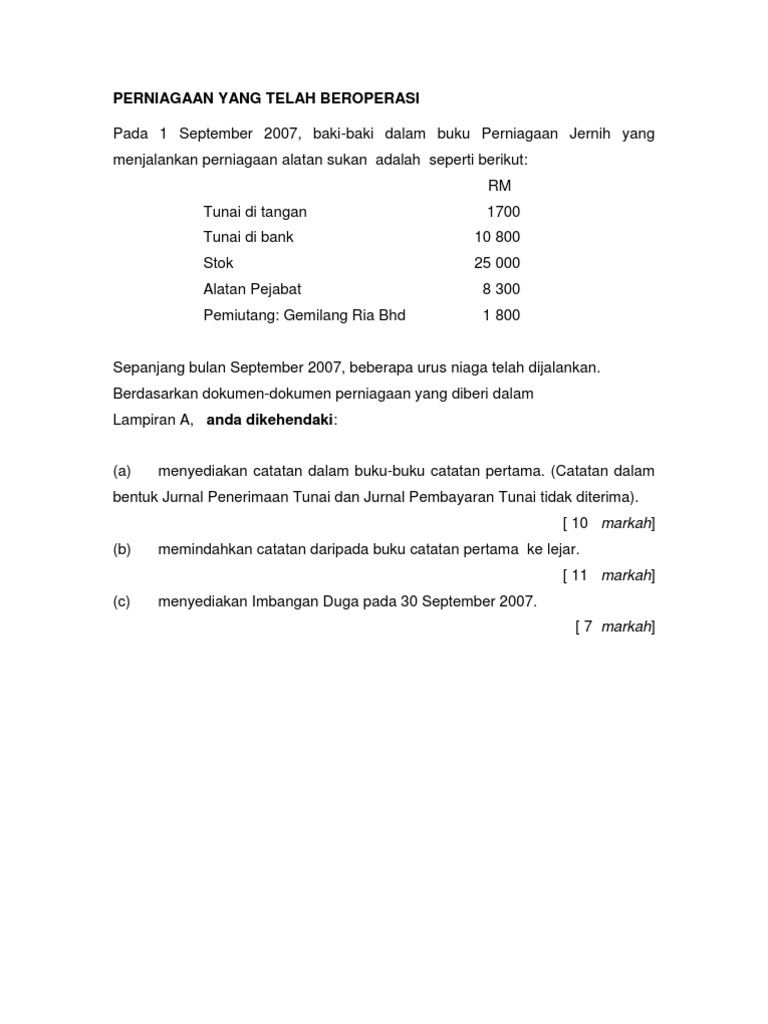 Dokumen Perniagaan