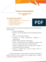 Desafio Profissional - Administração 5 Série PDF