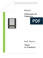 1 - Elaboración en Pasteleria 2013