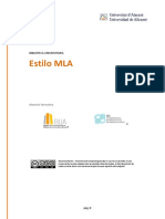 Estilo Mla