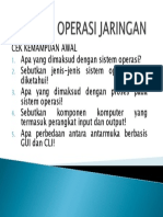 Sistem Operasi Jaringan