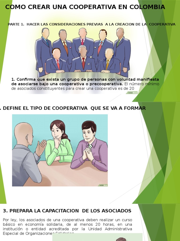 Guía para crear una cooperativa en Colombia | PDF | Cooperativa ...