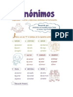 Antonimo y Sinonimo