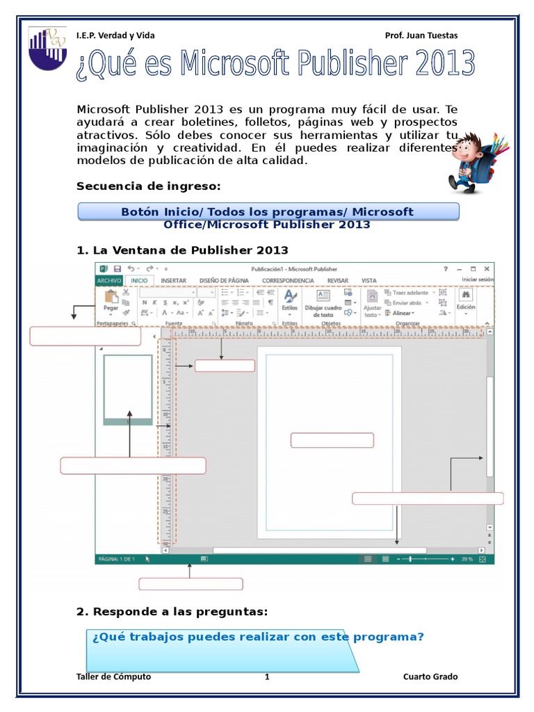 Introducción a Microsoft Publisher 2013 | PDF | Crecimiento personal y ...