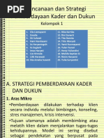 Download Kel 1 - Perencanaan Dan Strategi Pemberdayaan Kader Dan Dukun by Riztin Haryanti SN356974686 doc pdf