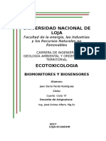 Biomonitores y Biosensores