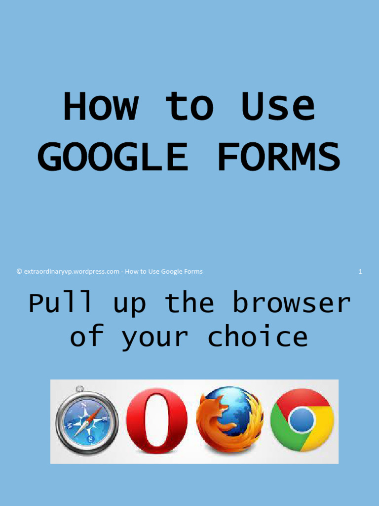 How To Use Google Forms PDF Google Chrome  Software