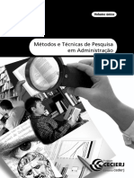 Livro Métodos e Pesquisa em Administração. Rovigati Danilo Alyrio PDF