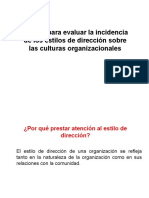 Incidencia estilos de direcciÃ³n MODULO VI