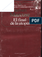 MARCUSE HERBERT. El Final de La Utopia PDF