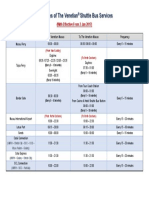 Venetian Shuttle Bus Schedule 2017