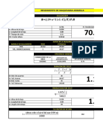 Tabla en Excel para El Rendimiento de Maquinaria Jonathan Siervo Peña