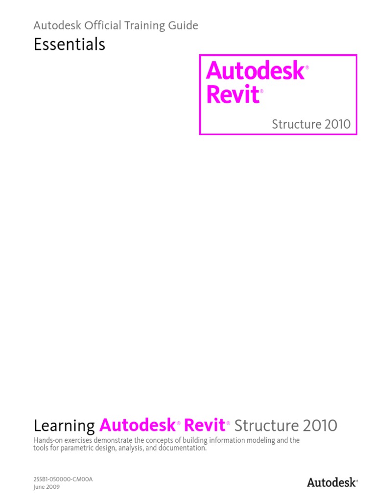 ESSENTIALS Autodesk Revit Structure 2010 | PDF