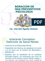 Diseño de Programas Preventivos en Psicología