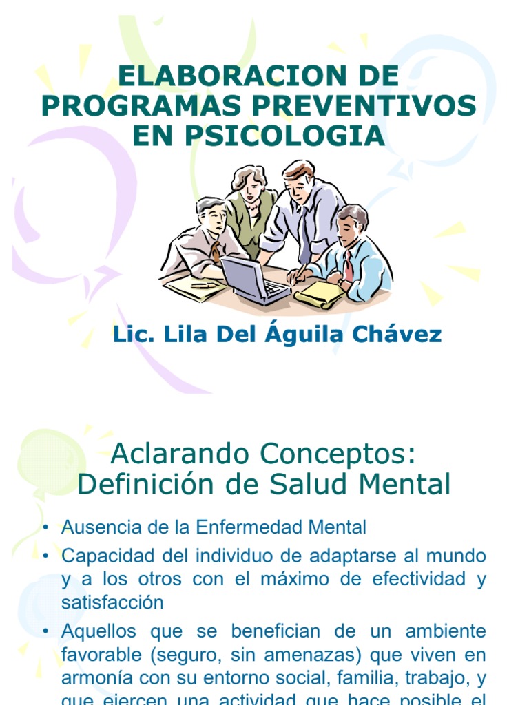 Diseño de Programas Preventivos en Psicología | PDF | Pobreza | Pobreza ...