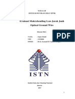 Evaluasi Dari Makrobending Loss Pada Jarak Yang Jauh Untuk Optical Ground Wire