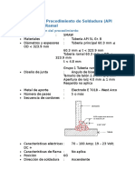 Calificación de Procedimiento de Soldadura