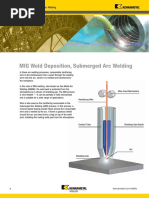 MIG Weld Deposition, Submerged Arc Welding