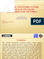 GPS (Global Positioning System) Dan Aplikasi