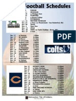 Football Schedule 2010