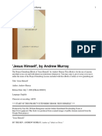 Jesus Himself', by Andrew Murray PDF