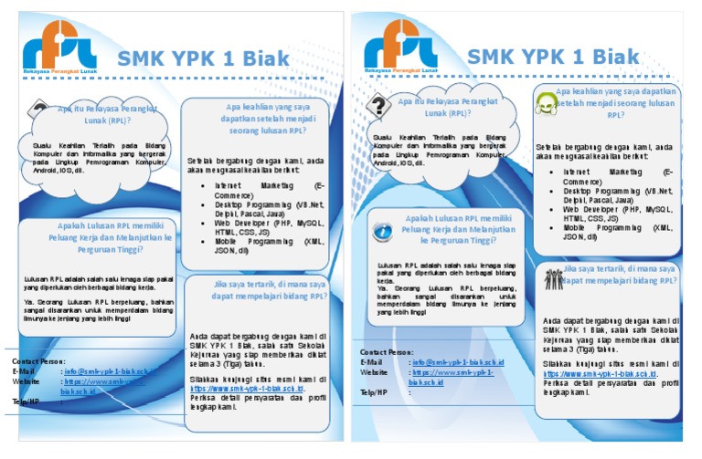 Brosur RPL - New | PDF