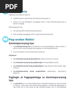 1-Pag-Aaral NG Kontemporaryong Isyu