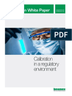 Beamex White Paper - Calibration in A Regulatory Environment PDF